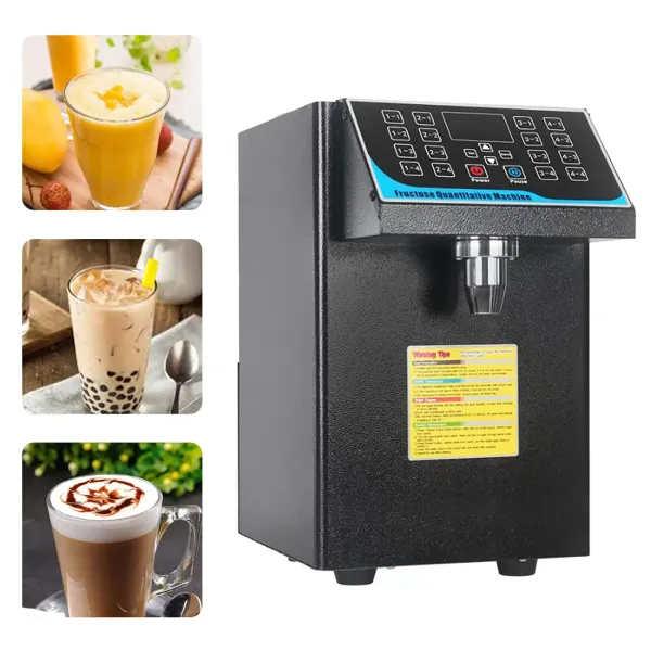 CNCEST Dispensador automático de fructosa (7,5 L, dispensador automático de jarabe, dispensador de bebidas gaseosas de té con leche 220 V)