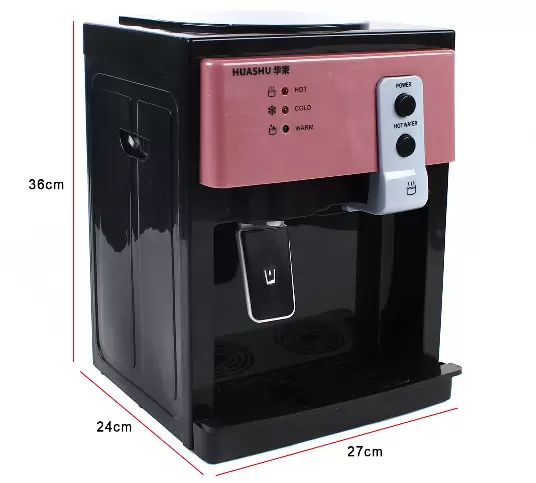 Dispensador eléctrico para 5 hasta 18 litros de bebidas calientes y frías, 550 W, con forro de acero inoxidable 304, (oro rosa)
