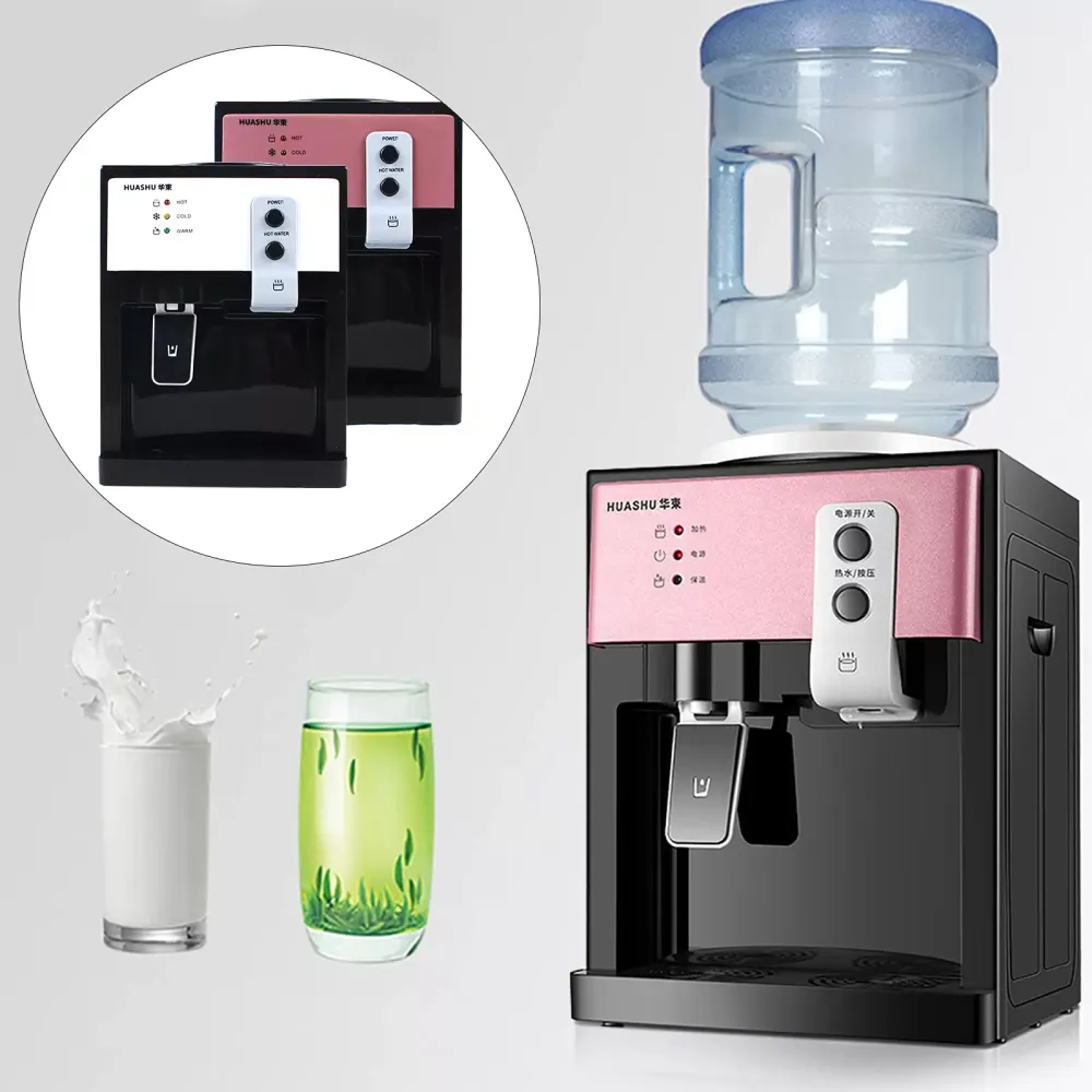 Dispensador eléctrico para 5 hasta 18 litros de bebidas calientes y frías, 550 W, con forro de acero inoxidable 304, (oro rosa)