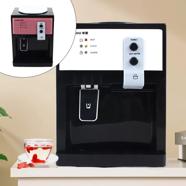 Dispensador de agua, dispensador de agua caliente eléctrico, de pie, 550 W, portátil, caliente y frío, hervidor de agua para oficina Dispensador de agua, dispensador de agua caliente eléctrico, de pie, 550 W, portátil, caliente y frío, hervidor de agua para oficina