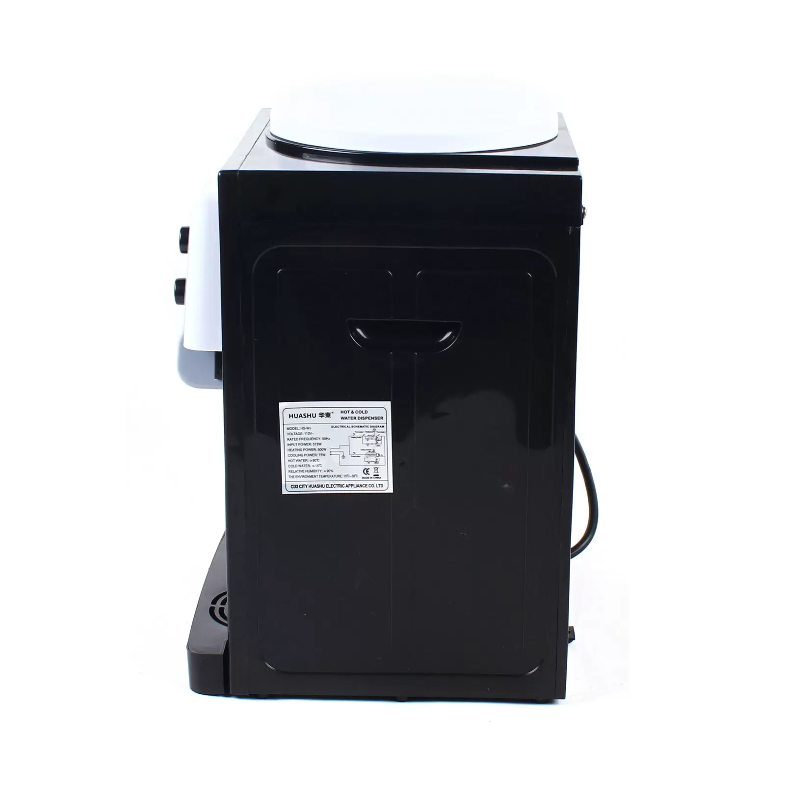Dispensador de agua, dispensador de agua caliente eléctrico, de pie, 550 W, portátil, caliente y frío, hervidor de agua para oficina