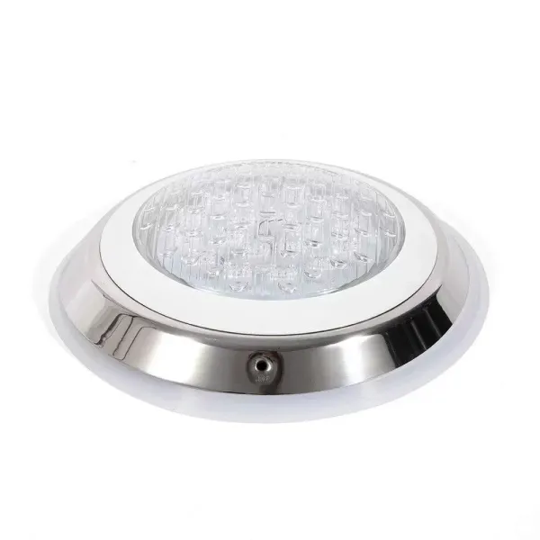 Lámpara de piscina de 54 W RGB LED luz resistente al agua IP68 iluminación subacuática acero inoxidable con mando a distancia Lámpara de piscina de 54 W RGB LED luz resistente al agua IP68 iluminación subacuática acero inoxidable con mando a distancia