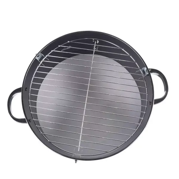 3 en 1 de carbón vegetal, 40 cm, barbacoa de carbón vegetal, parrilla redonda con termómetro y suministro de aire ajustable 3 en 1 de carbón vegetal, 40 cm, barbacoa de carbón vegetal, parrilla redonda con termómetro y suministro de aire ajustable