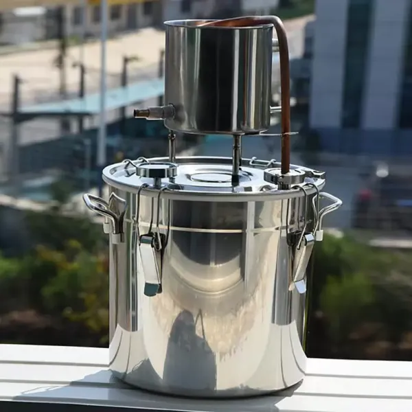 Dispositivo de destilación, sistema de destilación de acero inoxidable, destilador de vino y alcohol, 12L Dispositivo de destilación, sistema de destilación de acero inoxidable, destilador de vino y alcohol, 12L