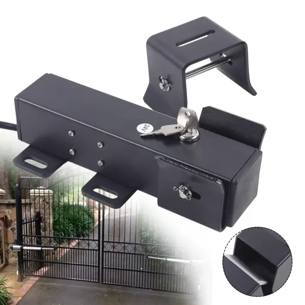 Cerradura de puerta eléctrica DC24 V, cerradura electromagnética, control de acceso para sistema de seguridad de acceso de puerta