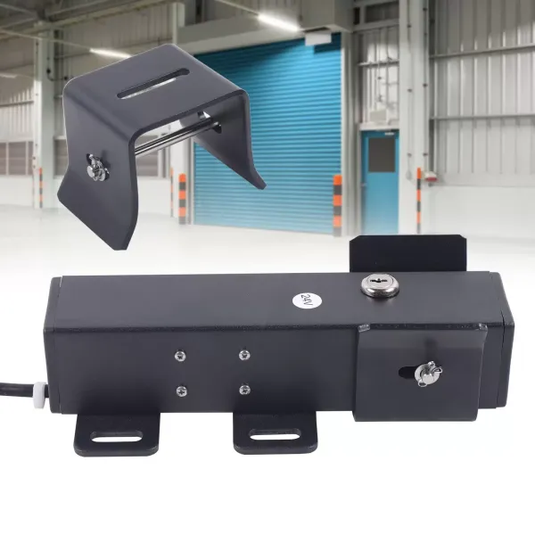 Cerradura de puerta eléctrica DC24 V, cerradura electromagnética, control de acceso para sistema de seguridad de acceso de puerta