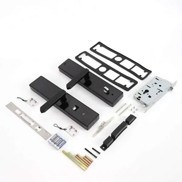 Kit de Cerradura de Puerta con Huella Dactilar 4 en 1 Cerradura de Puerta Inteligente electrónica con Huella