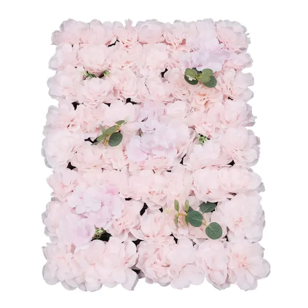 6 uds Panel de pared de flores fondo de flores artificiales para fondo de foto fiesta decoración de boda