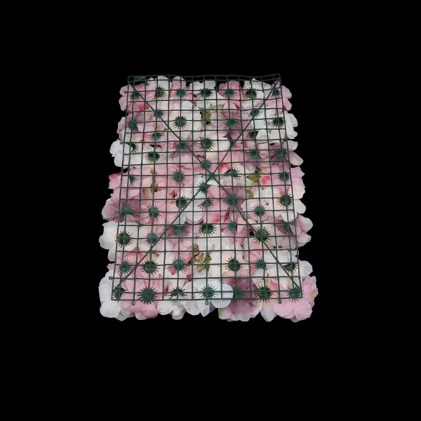 12 paneles de flores DIY flores artificiales 60 x 40 cm panel de pared de flores artificiales