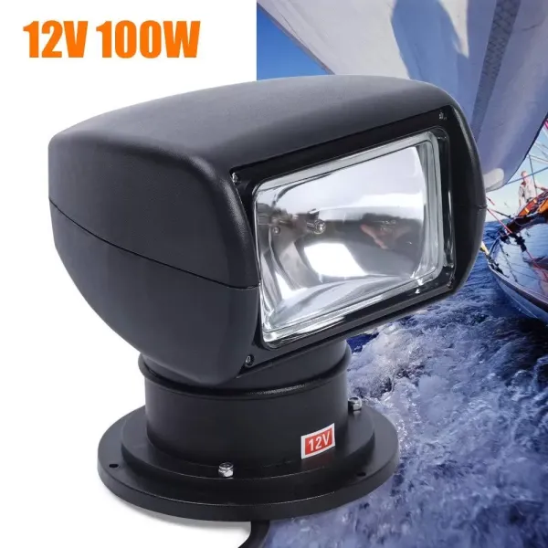 Faro de búsqueda – Foco LED – 100 W Luz de barco, luz de búsqueda para vehículos de trabajo para todoterreno Faro de búsqueda – Foco LED – 100 W Luz de barco, luz de búsqueda para vehículos de trabajo para todoterreno