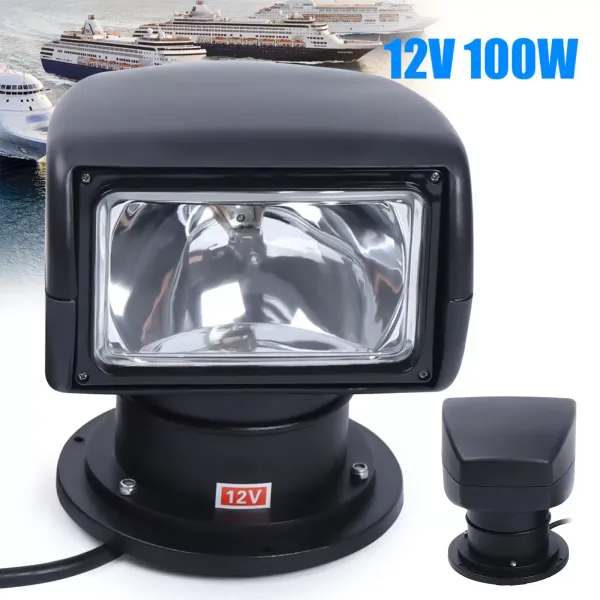 Faro de búsqueda – Foco LED – 100 W Luz de barco, luz de búsqueda para vehículos de trabajo para todoterreno