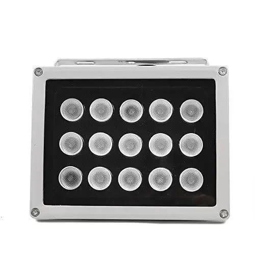 30 W 15 LED 12 V IR visión nocturna lámpara proyector proyector exterior foco para jardín