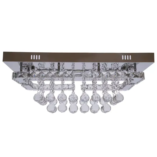 Lámpara de araña de cristal moderna con control remoto, Iluminación de tres colores K9 Lámpara de araña de cristal moderna con control remoto, Iluminación de tres colores K9