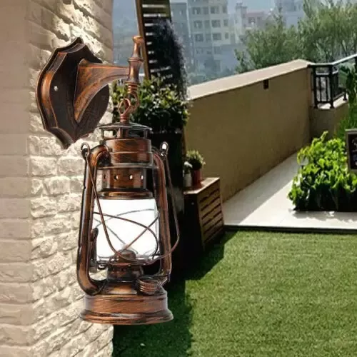 Lámpara de Pared Lámpara de Linterna al Aire Libre Farolillos para Exteriores