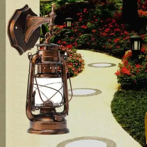 Lámpara de Pared Lámpara de Linterna al Aire Libre Farolillos para Exteriores