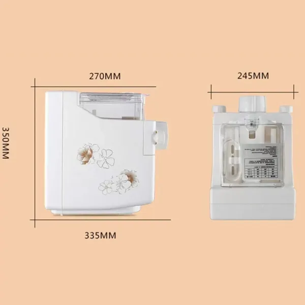 Máquina de pasta eléctrica totalmente automática para hacer 9 moldes de pasta Máquina de pasta eléctrica totalmente automática para hacer 9 moldes de pasta