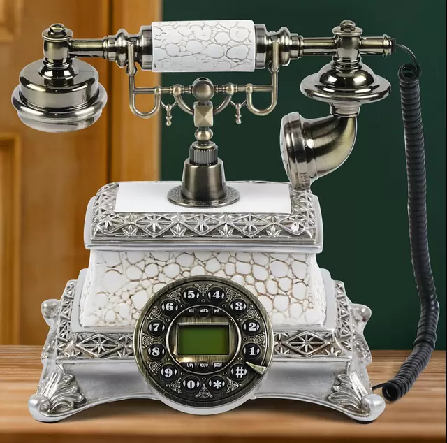 Retro moda Nostalgia teléfono clásico escritorio teléfono