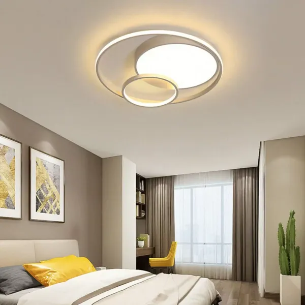 Lámpara de techo de acrílico LED moderna para habitación de huéspedes