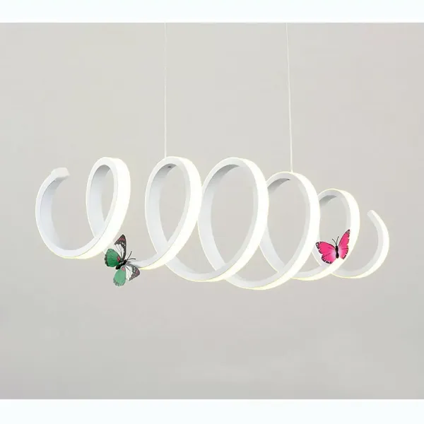 88 W S-Shaped LED Lámpara de techo de diseño creativo, lámpara de techo, luz blanca fría