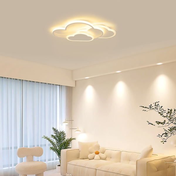 Lámpara LED de techo con dibujos animados, 42 W, regulable, para habitación, dormitorio, comedor