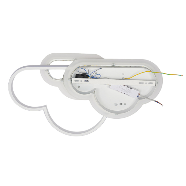 Lámpara LED de techo con dibujos animados, 42 W, regulable, para habitación, dormitorio, comedor