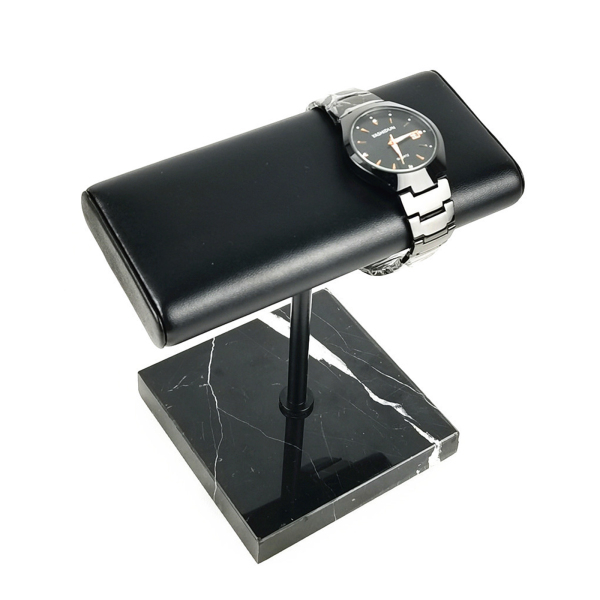 Expositor de relojes, base de mármol negro Soporte para relojes para uso minorista o personal Expositor de relojes, base de mármol negro Soporte para relojes para uso minorista o personal