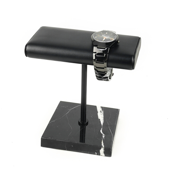 Expositor de relojes, base de mármol negro Soporte para relojes para uso minorista o personal Expositor de relojes, base de mármol negro Soporte para relojes para uso minorista o personal