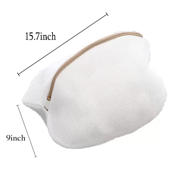 2 bolsas de malla para lavandería, 15.7 x 9 pulgadas, portátiles