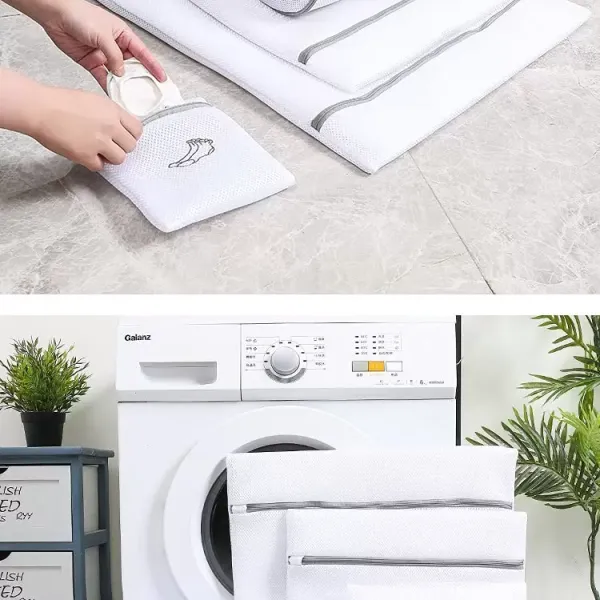Red de lavandería de 6 piezas para blusas finas y calcetines