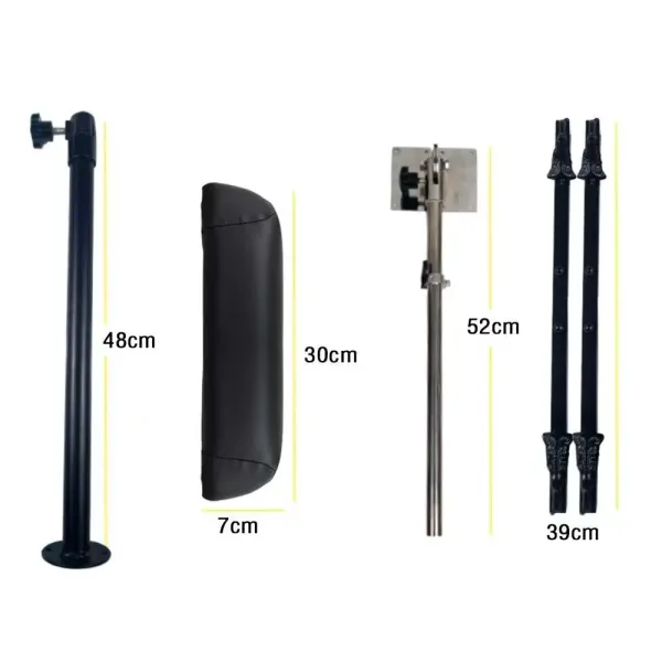Tatuaje brazo reposapiés reposabrazos para tatuaje soporte para tatuaje ajustable silla de tatuaje profesional 65 ~ 110 cm