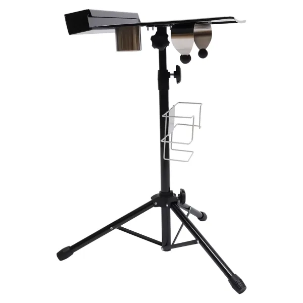 Estación de trabajo para tatuajes, altura regulable de 61 a 107 cm, portátil, ajustable,, estación de trabajo móvil