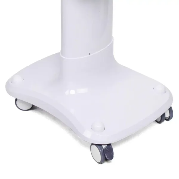 Carrito de trabajo con 4 ruedas, mango cómodo, gran capacidad de carga, rueda universal silenciosa, uso flexible (blanco)