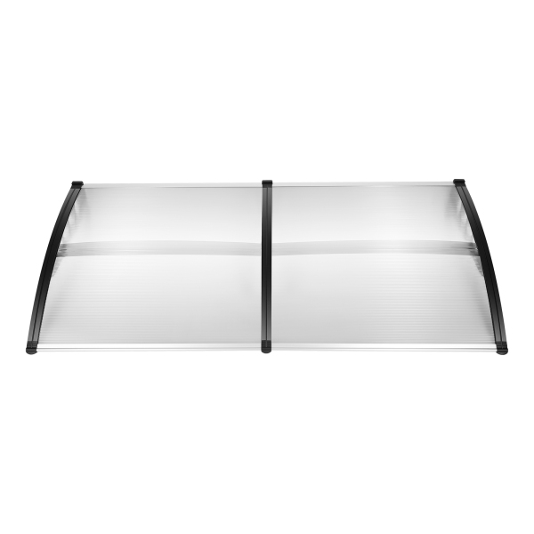 200 x 93 cm, marquesina para puerta de casa, con marco de polipropileno, resistente a la intemperie, para puertas, ventanas y escaparates