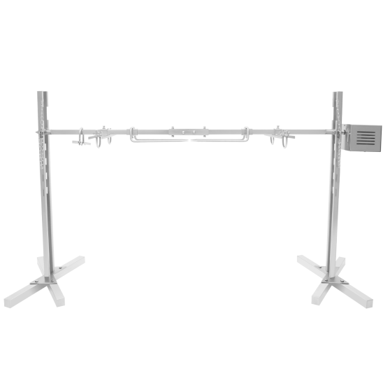 Pincho para barbacoa con motor de 25 W, de acero inoxidable, 30 kg ...