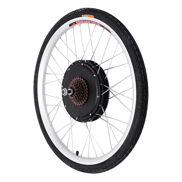 CNCEST Kit de conversión para bicicleta eléctrica, 48 V, 1000 W, 26 pulgadas, rueda trasera