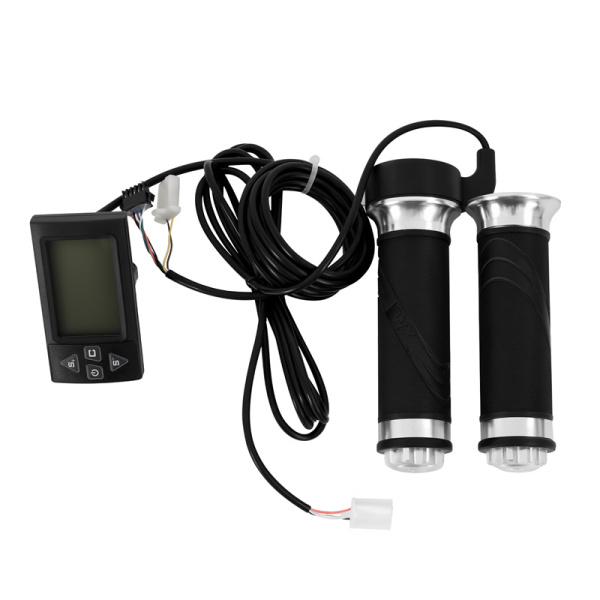 CNCEST Kit bicicleta eléctrica 26 pulgadas 48V 1000W con rueda trasera LCD