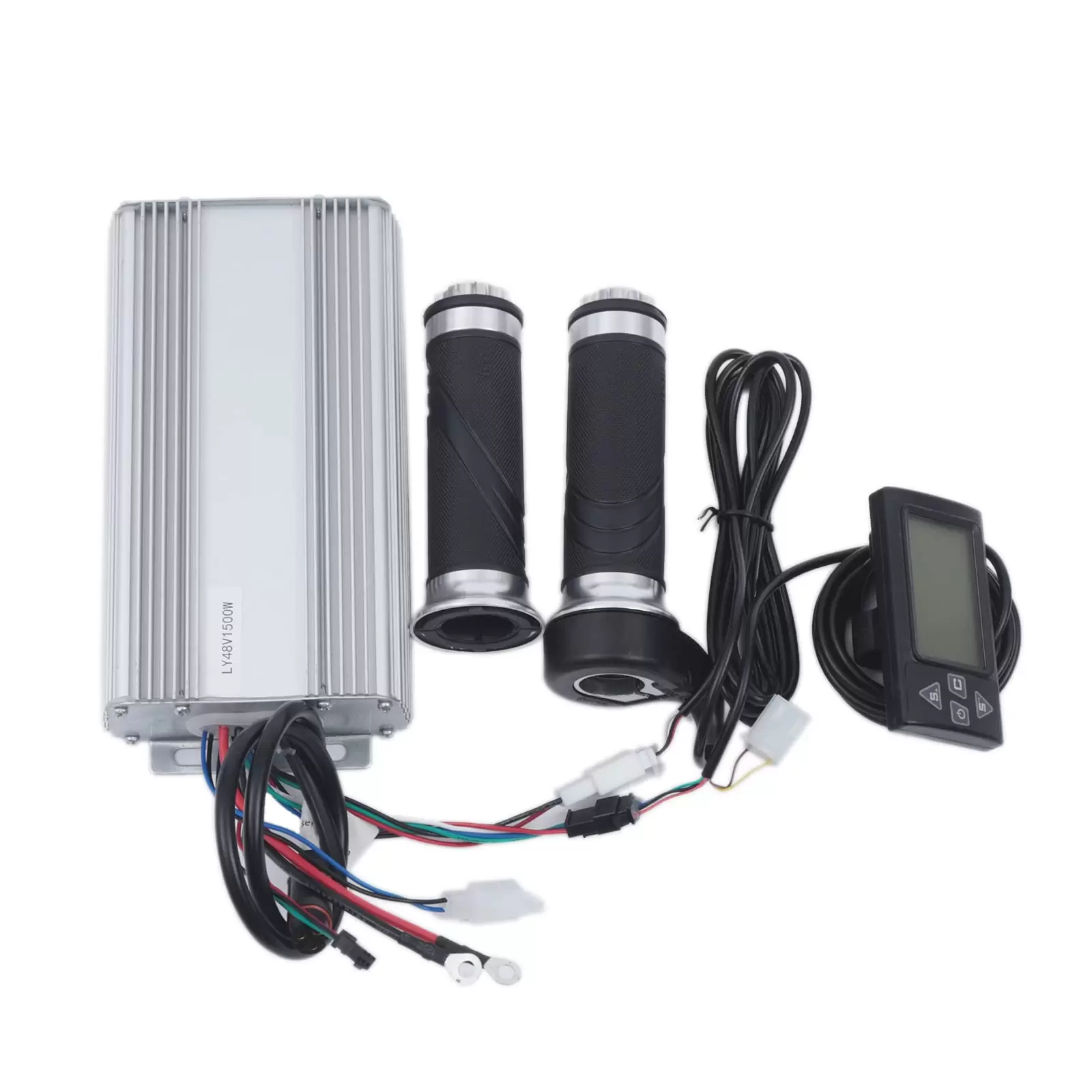 Kit de conversión para rueda trasera LCD para bicicleta eléctrica (48 V, 1500 W, 28 pulgadas)