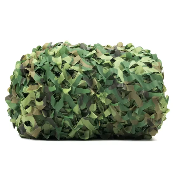 CNCEST Red de Camuflaje de 6X8 m Protección Solar Woodland Army Red de Camuflaje Área Forestal para Ocio