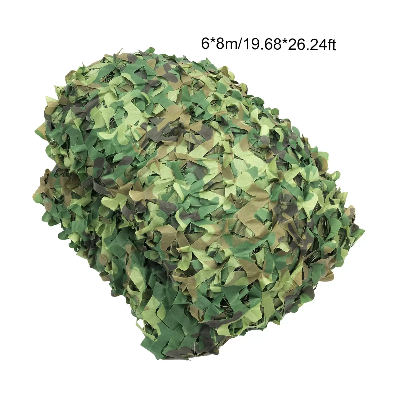 Fácil de transportar: debido a su peso liviano (7,9 libras) y diseño plegable, la red de camuflaje se puede transportar fácilmente a cualquier lugar, ahorrando tiempo y esfuerzo.  Diseño duradero: diseñada con poliéster Oxford 210D de alta calidad, la red es resistente al desgaste, resistente al desgarro, impermeable y de secado rápido, adecuada para varias estaciones. Además, se puede utilizar en interiores durante 3 años sin decolorarse.  Cobertura efectiva: utilizando el color del bosque y el diseño de red de simulación, la red es realista. Se procesa para eliminar el brillo o el resplandor, lo que puede mejorar la ocultación de personas o cosas en entornos complejos.