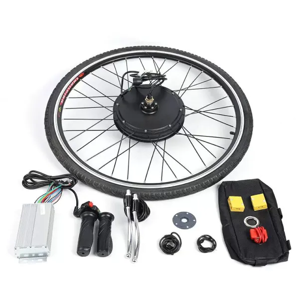 Kit de conversión para bicicleta eléctrica de 28 pulgadas, 36 V, 500 W, para rueda delantera