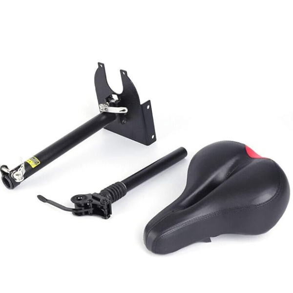 Altura ajustable fácil de instalar Práctico asiento plegable para scooter que absorbe los golpes