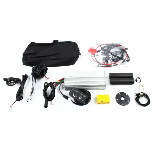 Kit de rueda delantera para bicicleta eléctrica de 20 pulgadas, 48 V, 1000 W, motor sin dientes, motor de buje para rueda delantera