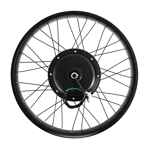 Kit de conversión para bicicleta eléctrica de 26 pulgadas, motor de 48 V, 1500 W, con pantalla LCD, rueda trasera