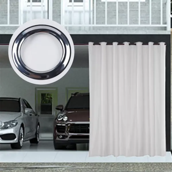 Cortina exterior resistente a la intemperievisual para balcón, terraza, etc, color BLANCO Cortina exterior resistente a la intemperievisual para balcón, terraza, etc, color BLANCO