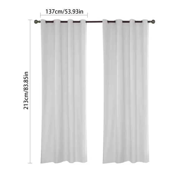 Cortina exterior resistente a la intemperievisual para balcón, terraza, etc, color BLANCO