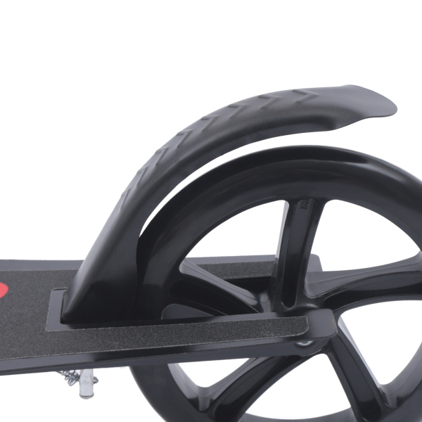 Patinete plegable de 91 – 106 cm de altura regulable, con freno, hasta 118 kg, con timbre y soporte, para adultos y niños