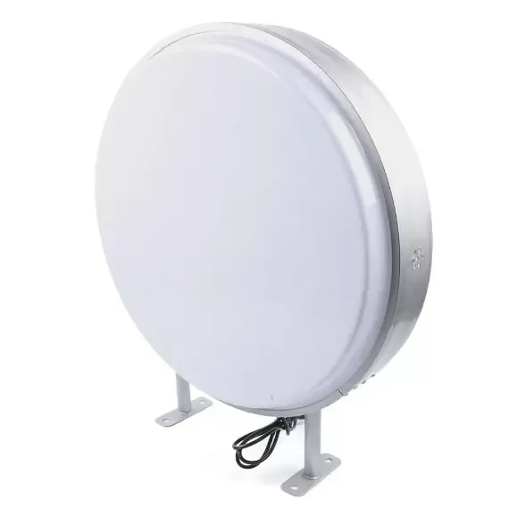 Caja de luz LED redonda, 24 pulgadas, 220V, doble cara, redonda, impermeable, caja de luz LED creativa, para restaurantes, takeaways, tiendas (60 cm)