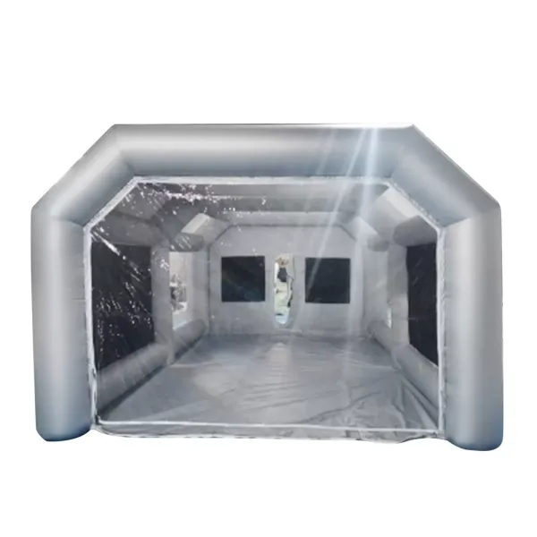 8 x 4 x 3 m portátil cabina de pulverización inflable con ventana transparente y filtración de aire, cabina de pintura de tela Oxford PVC 8 x 4 x 3 m portátil cabina de pulverización inflable con ventana transparente y filtración de aire, cabina de pintura de tela Oxford PVC