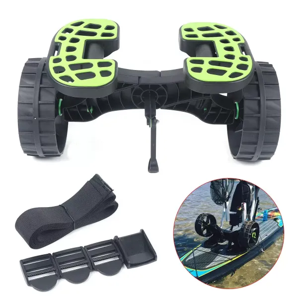 Kayak canoa inflable de transporte carretillas carros de barco, ancho ajustable para surf, camión de barco, tamaño ajustable