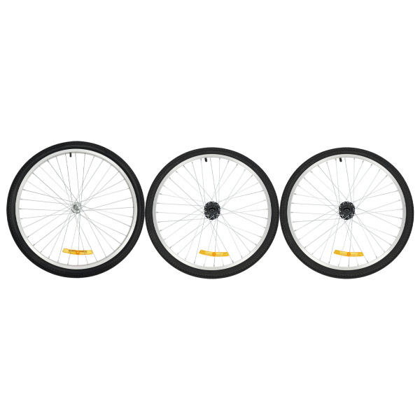 Triciclo para adultos de 24 pulgadas, altura ajustable con cojines, 6 velocidades, color amarillo Triciclo para adultos de 24 pulgadas, altura ajustable con cojines, 6 velocidades, color amarillo